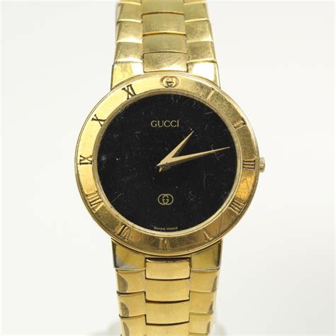 gold gucci watch for men ebay|men's luxury watches Gucci.